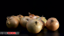دانلود استوک فوتیج پیاز Yellow Organic Onions