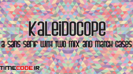 دانلود فونت انگلیسی گرافیکی  ZP Kaliedoscope