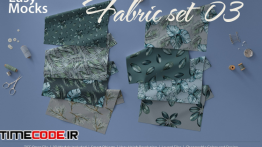 دانلود موکاپ پارچه و دستمال Fabric Mockup Set