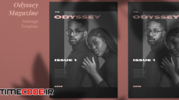 دانلود قالب آماده ایندیزاین مجله Odyssey Magazine