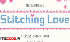 Stitching Love a cross stitch font 3055680 00 35 839