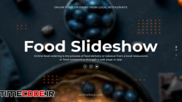 دانلود پروژه آماده افترافکت : تیزر تبلیغاتی رستوران Food Slideshow