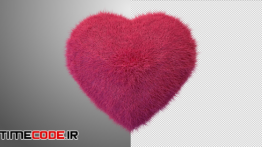 دانلود فوتیج آماده موشن گرافیک : قلب Furry Beating Heart