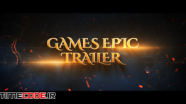 دانلود پروژه آماده افترافکت : تریلر بازی + موسیقی Games Epic Trailer
