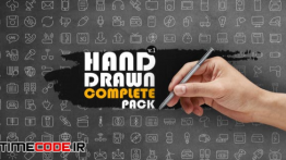 دانلود پروژه آماده افترافکت : مجموعه آیکون انیمیشن با طراحی دستی Hand Drawn Complete Pack