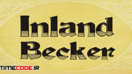 دانلود فونت انگلیسی گرافیکی تیتر Inland Becker Pack
