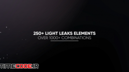 دانلود 250 پریست نوری افترافکت Light Leaks Constructor – 250+ Elements
