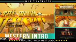 دانلود پروژه آماده افترافکت : آرم استیشن وسترن Western Logo – West Cowboy Intro