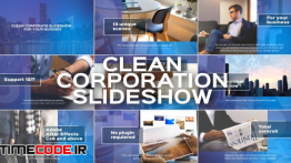 دانلود پروژه آماده افترافکت : اسلایدشو معرفی شرکت Clean Corporate Slideshow