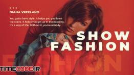 دانلود پروژه آماده افترافکت : اسلایدشو فشن Fashion Promo Slideshow