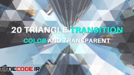 دانلود پروژه آماده افترافکت : ترنزیشن مثلثی Triangle Transitions