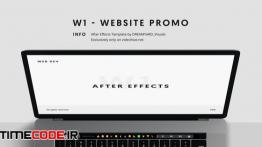 دانلود پروژه آماده افترافکت : معرفی وب سایت W1 – Website Promo