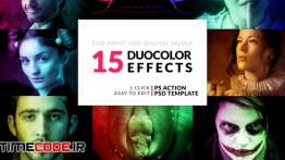 دانلود 15 اکشن فتوشاپ Duo Color Photoshop Actions