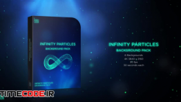 دانلود مجموعه بک گراند پارتیکل 4K Infinity Particles Background Pack