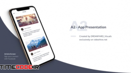 دانلود پروژه آماده افترافکت : تیزر معرفی اپلیکیشن A2 – App Promo