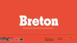 دانلود فونت انگلیسی گرافیکی  Breton