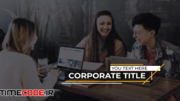 دانلود پروژه آماده افترافکت : تایتل Corporate Titles