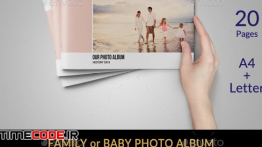 دانلود فایل لایه باز آلبوم عکس Family Or Baby Photo Album