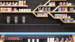 دانلود مدل آماده سه بعدی : قفسه لوازم آرایشی Cosmetics Store