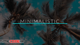 دانلود پروژه آماده افترافکت : تایتل Minimalistic Modern Titles Pack