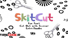 دانلود فونت انگلیسی فانتزی Skit Cut