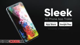 دانلود پروژه آماده افترافکت : تیزر معرفی اپلیکیشن Sleek 3D Phone App Trailer