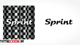 دانلود فونت انگلیسی گرافیکی  Sprint