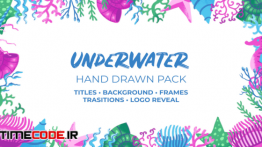 دانلود پروژه آماده پریمیر : مجموعه انیمیشن زیر دریا Underwater Hand Drawn Pack