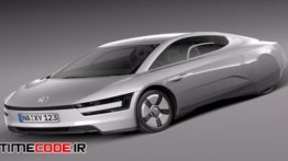 دانلود مدل آماده سه بعدی : ماشین Volkswagen XL1 2014