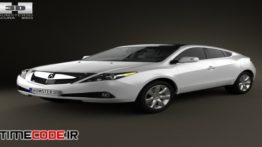 دانلود مدل آماده سه بعدی ماشین Acura ZDX 2012