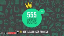 دانلود مجموعه 555 آیکون انیمیشن در افتر افکت Animated Icons