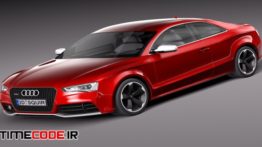 دانلود مدل آماده سه بعدی : ماشین آئودی Audi RS5 2012