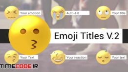دانلود پروژه آماده افترافکت : تایتل ایموجی Emoji Titles V.2