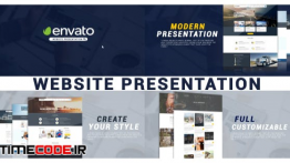 دانلود پروژه آماده افترافکت : معرفی وب سایت Minimal Website Presentation