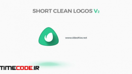دانلود پروژه آماده افترافکت : لوگو Short Clean Logos V2