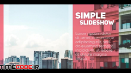 دانلود پروژه آماده افترافکت : اسلایدشو Simple Slideshow