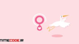 دانلود پروژه آماده افترافکت : موشن گرافیک تولد کودک Stork – Baby Birthday Opener