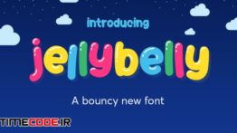 دانلود فونت انگلیسی فانتزی ژله ای JellyBelly Font