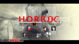 دانلود پروژه آماده افترافکت : تایتل Horror Movies Titles V2