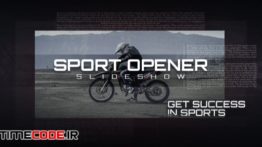 دانلود پروژه آماده افترافکت : اسلایدشو ورزشی Sport Opener Slideshow