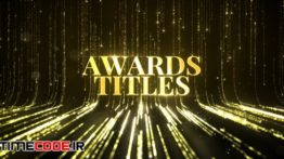 دانلود پروژه آماده افترافکت : تایتل Awards Titles