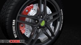دانلود پروژه آماده افترافکت : لوگو لاستیک ماشین Car Wheel – Automotive Logo