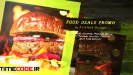 دانلود پروژه آماده افترافکت : تیزر تبلیغاتی رستوران Food Deals Promo