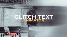 دانلود پریست متن برای پریمیر Glitch Text Animator