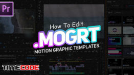 راهنمای استفاده از فایل MOGRT در پریمیر + آموزش تصویری