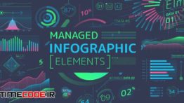 دانلود پروژه آماده افترافکت : المان اینفوگرافی Managed Infographic Elements