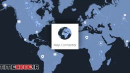 دانلود پروژه آماده افترافکت : اتصال نقاط روی نقشه Map Connector