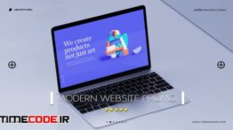 دانلود پروژه آماده افترافکت : معرفی وب سایت Modern Website Promo
