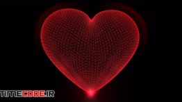 دانلود فوتیج موشن گرافیک : قلب Red Heart