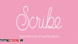 دانلود اسکریپت افتر افکت : تبدیل فونت به دستخط Scribe